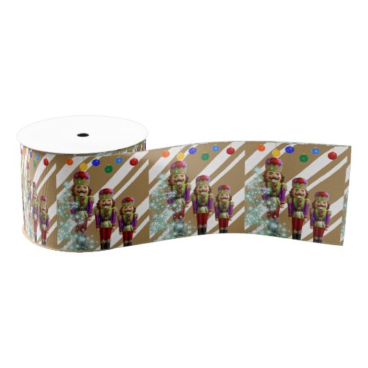 kerstdecoratief lint, Soldaat Grosgrain Lint (Spoel)