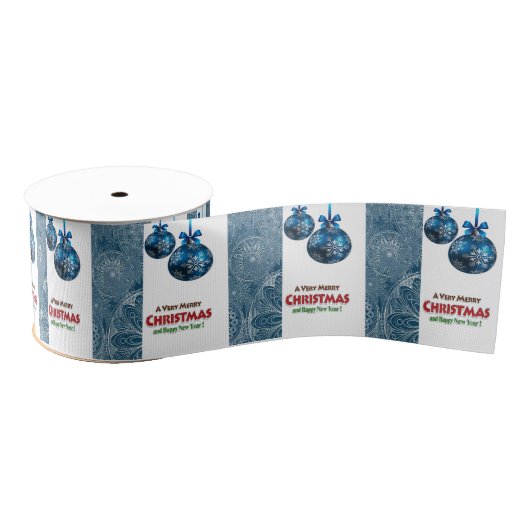 kerstdecoratief lint, vrolijk kerstfeest grosgrain lint (Spoel)