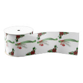 kerstdecoratief lint, vrolijk kerstfeest grosgrain lint (Spoel)