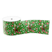 Kerstdecoratief lintje, kerstkaars grosgrain lint (Spoel)