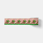 Kerstdecoratief lintje, kerstkaars grosgrain lint (Voorkant)