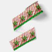 Kerstdecoratief lintje, kerstkaars grosgrain lint (Achterkant)