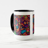 Kerstdecoratief Mok, 15 oz Mok (Voorkant links)