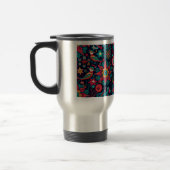 Kerstdecoratief patroonreizen/commuter-Mok; Reisbeker (Links)