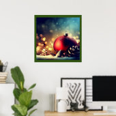 Kerstdecoraties 1 poster (Thuiskantoor)