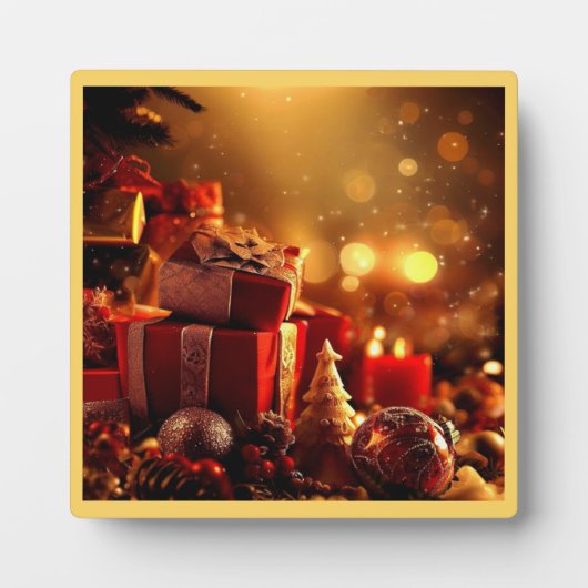 Kerstdecoraties 3 fotoplaat (Voorkant)