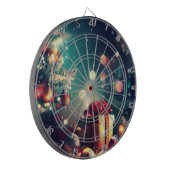 Kerstdecoraties (6) dartbord (Voorkant Links)