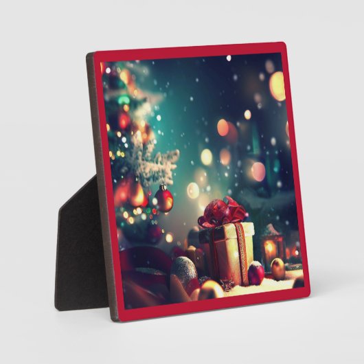 Kerstdecoraties 6 fotoplaat (Voorkant)