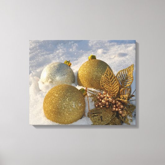 Kerstdecoraties canvas print (Voorkant)