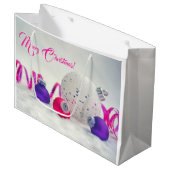 Kerstdecoraties Grote Gift Bag Groot Cadeauzakje (Voorkant Gekanteld)