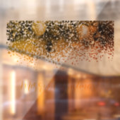 Kerstdecoraties in punten raamsticker (Vel 2)