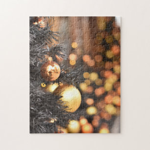 Kerstdecoraties langs Fulham Road, Chelsea Legpuzzel