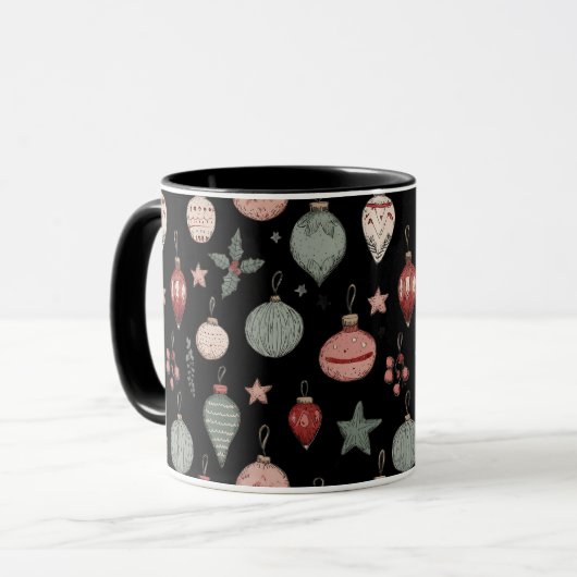 Kerstdecoraties Mok (Voorkant links)