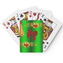 Kerstdecoraties op groen