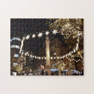 Kerstdecoraties, Seven Dials, Londen Verenigd Koni Legpuzzel