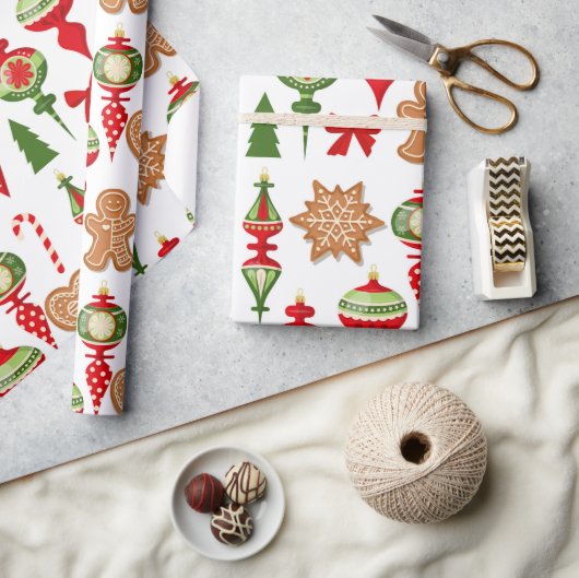kerstdecoraties Snoep voor koekjeskoekjes Cadeaupapier (Crafts)