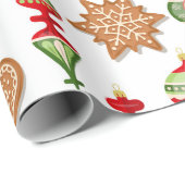 kerstdecoraties Snoep voor koekjeskoekjes Cadeaupapier (Rol Hoek)