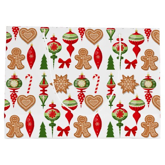 kerstdecoraties Snoep voor koekjeskoekjes Groot Cadeauzakje (Achterkant)