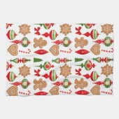 kerstdecoraties Snoep voor koekjeskoekjes Theedoek (Horizontaal)