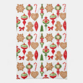 kerstdecoraties Snoep voor koekjeskoekjes Theedoek (Verticaal)