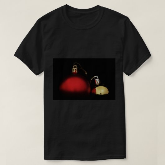 kerstdecoraties t-shirt (Design voorkant)