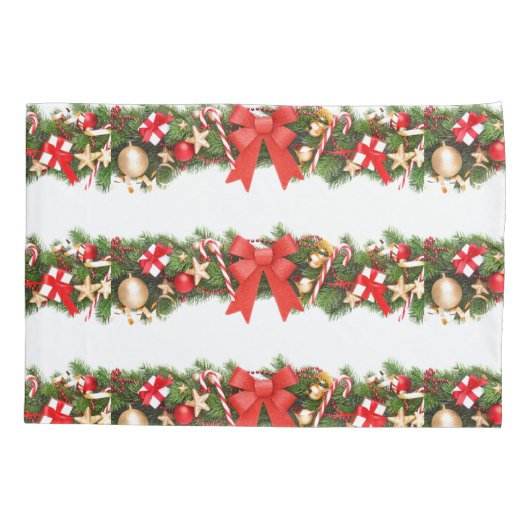 Kerstdecoraties Vakantiebed Kussen Hoesje Kussensloop (Achterkant)