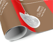 kerstdecoratieve bal cadeaupapier (Rol Hoek)