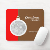 kerstdecoratieve bal muismat (Met muis)