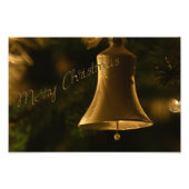 kerstdecoratieve bell foto afdruk (Voorkant)