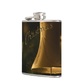 kerstdecoratieve bell heupfles (Links)