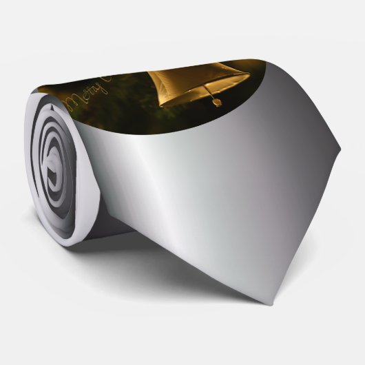 kerstdecoratieve bell stropdas (Opgerold)