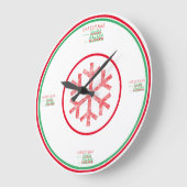 Kerstdecoratieve klokken groot (Hoek)