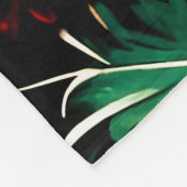 kerstdecoratieve vlinderbank, groot fleece deken (Hoek)