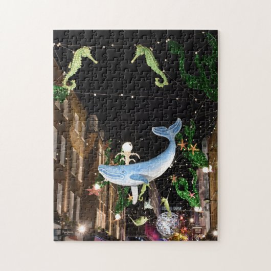 Kerstdecorations, SoHo, Londen, Verenigd Koninkrij Legpuzzel (Verticaal)