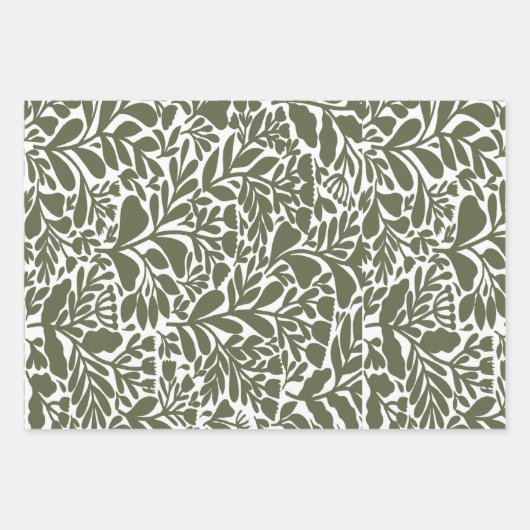 Kerstdecorpeerpapier Inpakpapier Vel (Voorkant)