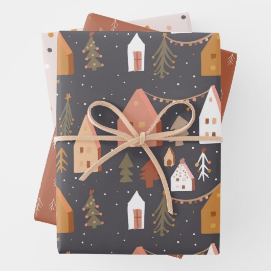 Kerstdecorpeerpapier Inpakpapier Vel (In situ)