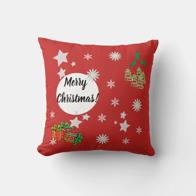 Kerstdecorpil Kussen (Voorkant)