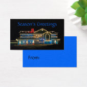 kerstdecorpties Gift Labels Visitekaartjes (Bureau)