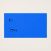 kerstdecorpties Gift Labels Visitekaartjes (Achterkant)