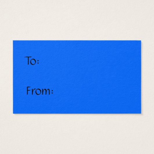 kerstdecorpties Gift Labels Visitekaartjes (Achterkant)