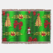 Kerstdecorpties op groen deken (Voorkant)