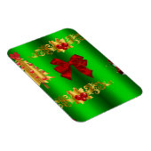 Kerstdecorpties op groen magneet (Rechterzijde)