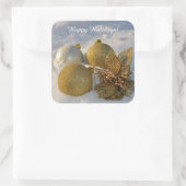 Kerstdecortatie aangepaste tekst stickers (Tas)