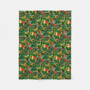 Kerstdecorteringspatroon Fleece Deken