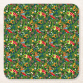 Kerstdecorteringspatroon Kartonnen Onderzetters (Voorkant)