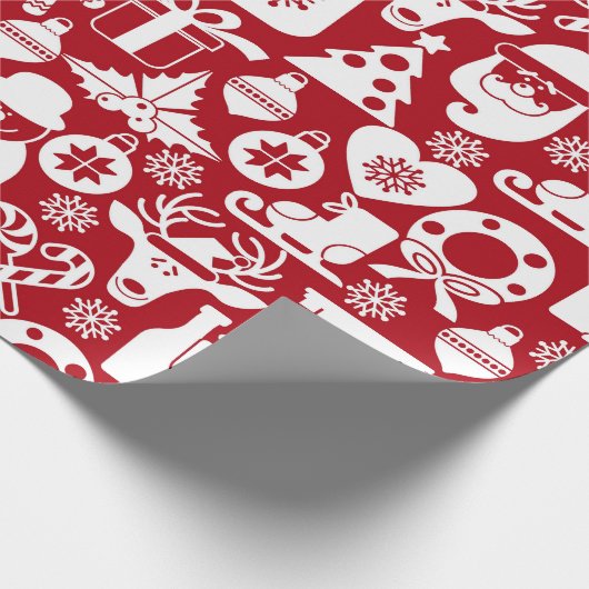 Kerstdecortiepatroon Cadeaupapier (Hoek)