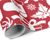 Kerstdecortiepatroon Cadeaupapier (Rol Hoek)