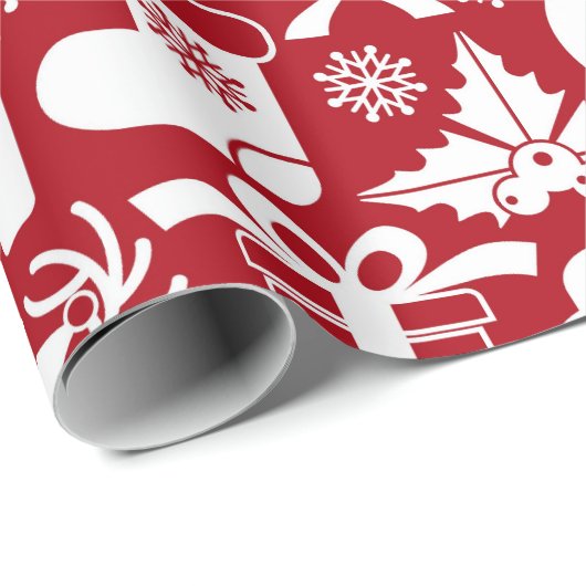 Kerstdecortiepatroon Cadeaupapier (Rol Hoek)