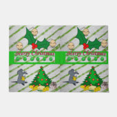 Kerstdedeur Mat Merry Kerstmis (Voorkant)