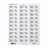 kerstdeen etiket (Full Sheet)